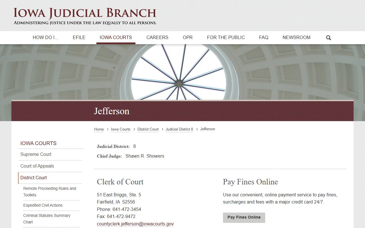 Jefferson County court records after arrest district court page